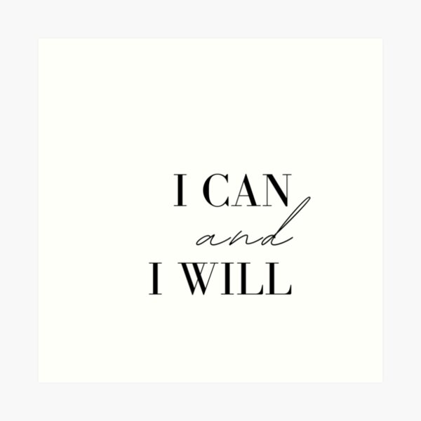 Item preview, I can and I will. designed and sold by MagicWordsDS.