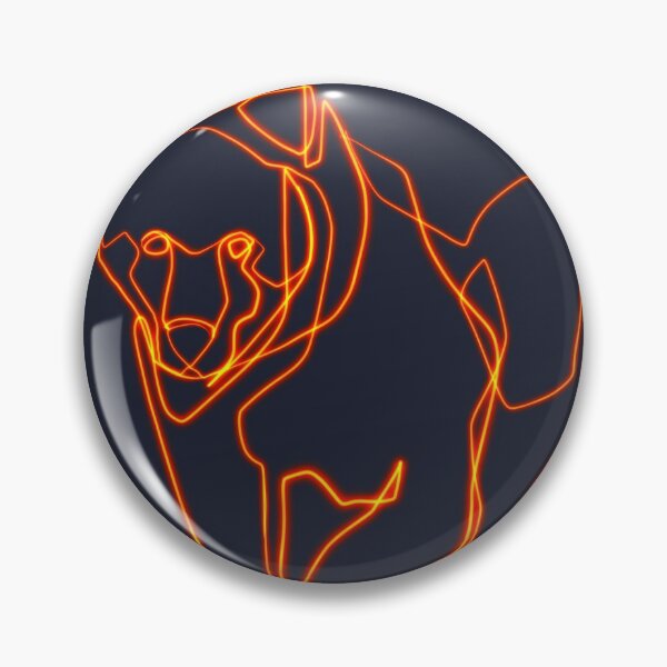 Item preview, Bear minimal contemporary illustration designed and sold by Iknu art.