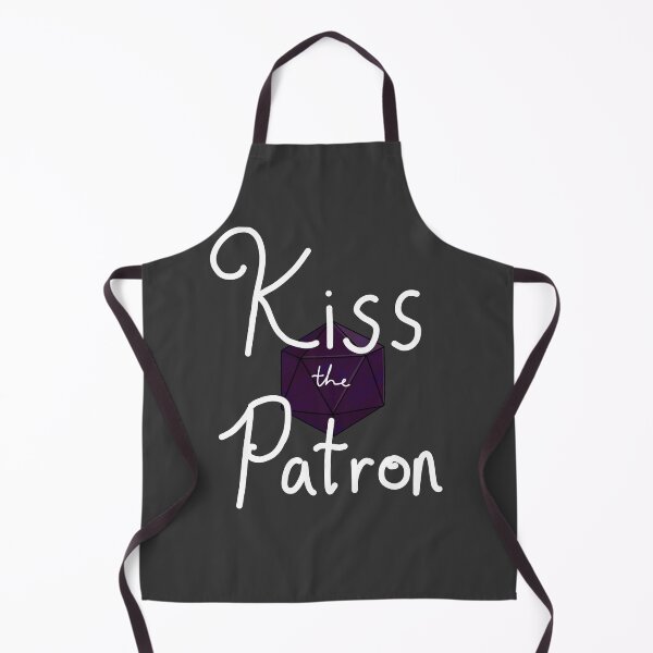 Item preview, Kiss the Patron - White Text designed and sold by Tempestuous Dreams.