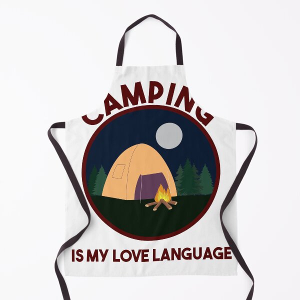 Item preview, camping is my love language  designed and sold by Designsaurus.