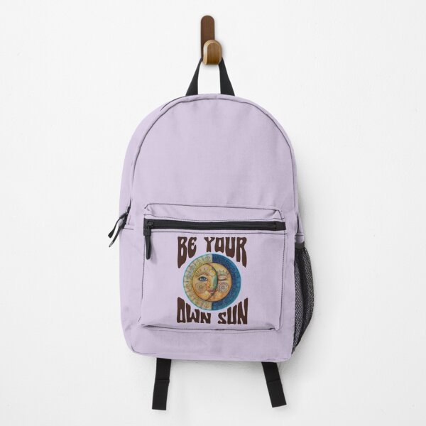 Item preview, BE YOUR OWN SUN graphic vintage hippie inspiring motivational quote for good energy and vibes - lilac designed and sold by MNCO.