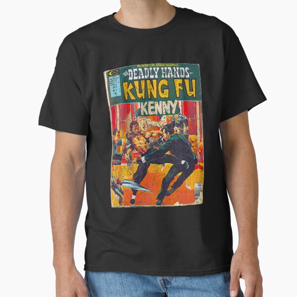 Artikel-Vorschau von Kung Fu Kenny T-ShirtTHE DEADLY HANS OF KUNG FU KENNY RETRO, designt und verkauft von BarnaFitzro.