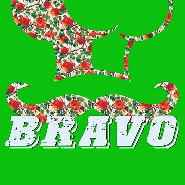 Artwork thumbnail, Bravo Bravo with flower pattern  by Zachlogic