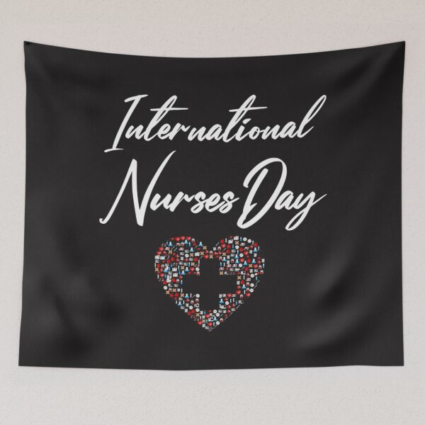 Artikelvorschau, Nurses Day T-ShirtHappy International Nurses Day - 12. Mai 2021 entworfen und verkauft von BarnaFitzro.