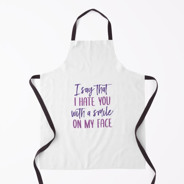 Item preview, I Say That I Hate You With a Smile On My Face (Black) designed and sold by FilipeFerreira.