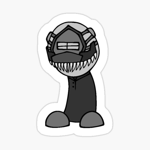 Madness Combat Tricky (Mask) Sticker Sticker for Sale by aimlessaxel