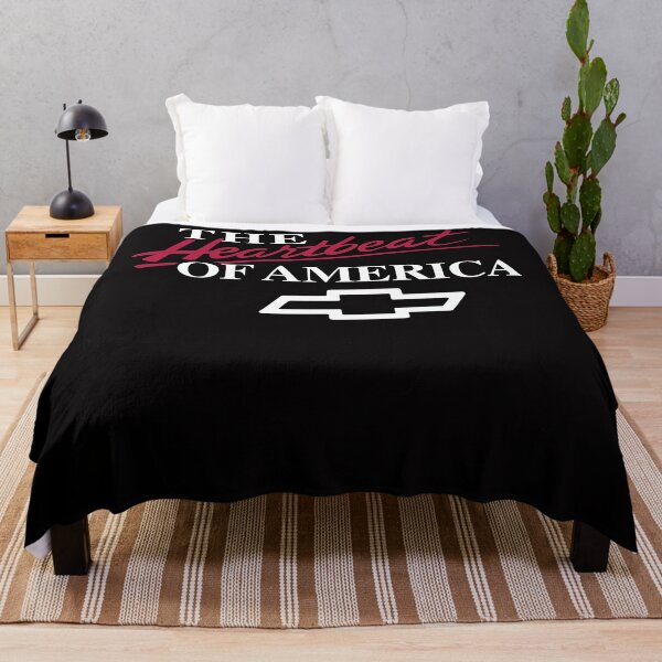 The Heartbeat of America Chevrolet Throw Blanket