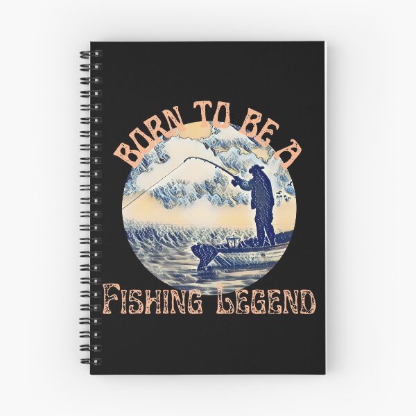 Item preview, Born To Be A Fishing Legend - Funny Design designed and sold by Vibing-Right.