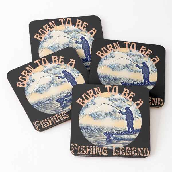 Item preview, Born To Be A Fishing Legend - Funny Design designed and sold by Vibing-Right.