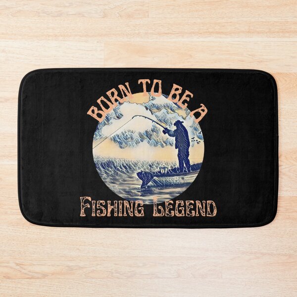 Item preview, Born To Be A Fishing Legend - Funny Design designed and sold by Vibing-Right.