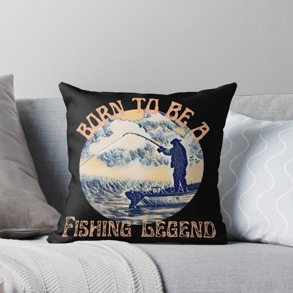 Item preview, Born To Be A Fishing Legend - Funny Design designed and sold by Vibing-Right.