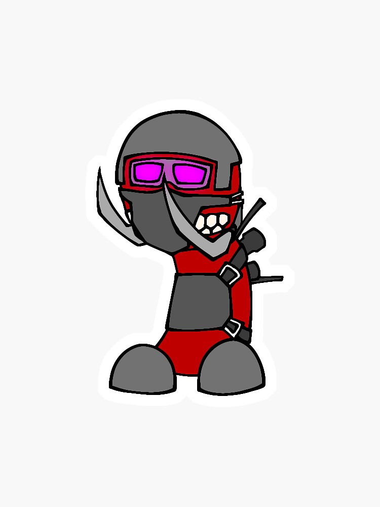 Madness Combat Tricky (Mask) Sticker Sticker for Sale by aimlessaxel