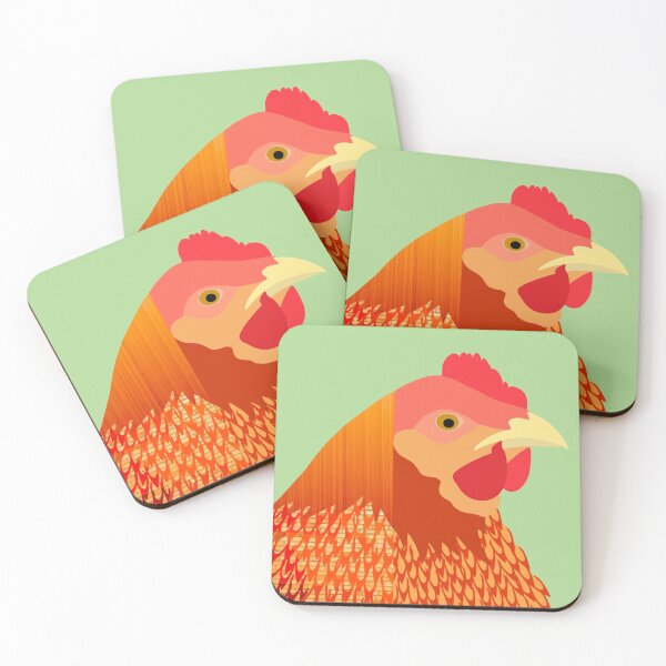 Item preview, Mixed Art Chicken designed and sold by TopazLiz.