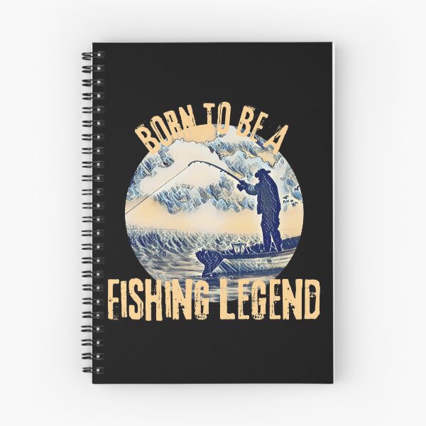 Item preview,  Born To Be A Fishing Legend - Funny Design designed and sold by Vibing-Right.
