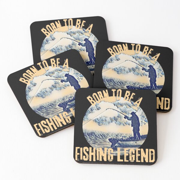 Item preview,  Born To Be A Fishing Legend - Funny Design designed and sold by Vibing-Right.