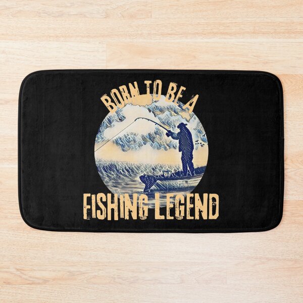 Item preview,  Born To Be A Fishing Legend - Funny Design designed and sold by Vibing-Right.