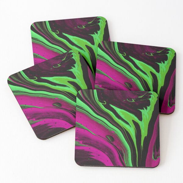 Item preview, Pink & jade vortex abstract art designed and sold by NexusArts.