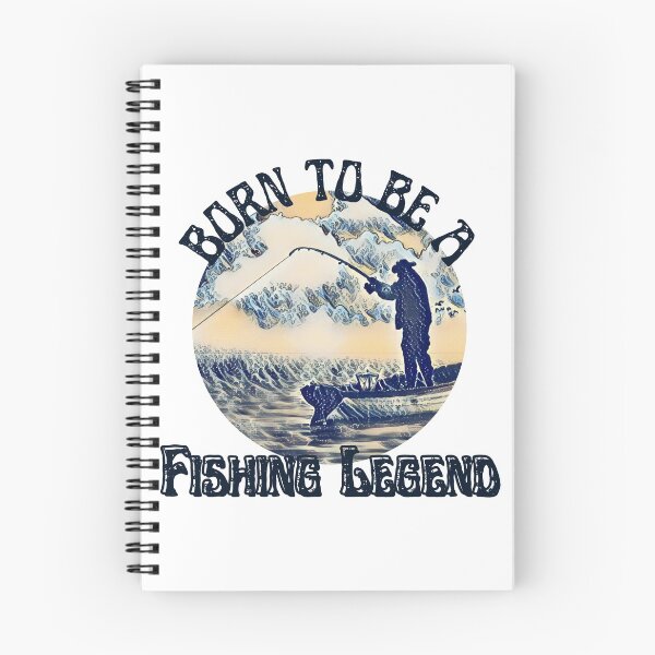 Item preview, Born To Be A Fishing Legend - Funny Design designed and sold by Vibing-Right.