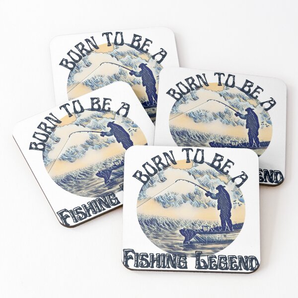 Item preview, Born To Be A Fishing Legend - Funny Design designed and sold by Vibing-Right.