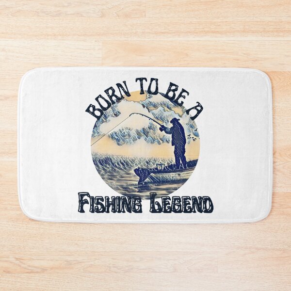 Item preview, Born To Be A Fishing Legend - Funny Design designed and sold by Vibing-Right.