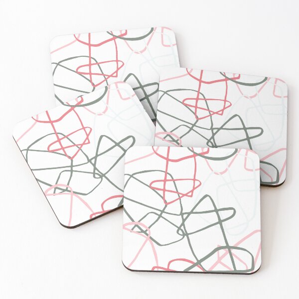 Item preview, Modern Pattern Overlapping Lines designed and sold by TheresePrintArt.