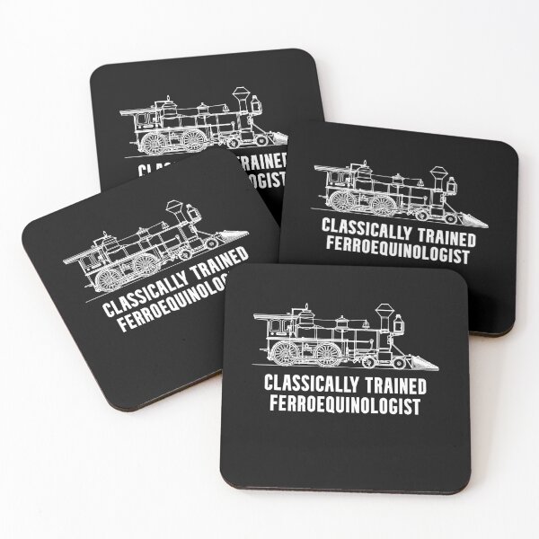 Item preview, Steam Locomotive Classically Trained Ferroequinologist Railfan designed and sold by Huhnerdieb Apparel.