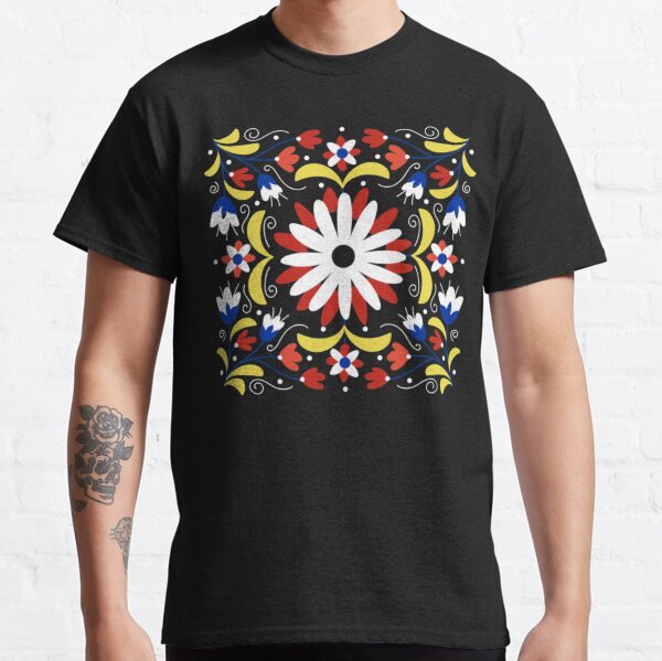 Embroidery Flower T-Shirts for Sale | Redbubble