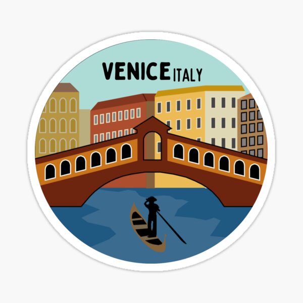 Creative Luggage Tag Cityscape,Canal in Venice Italy Name Tags 