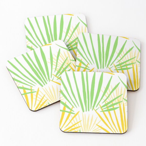 Item preview, Abstract Tropics Pattern Fanned Leaves designed and sold by TheresePrintArt.