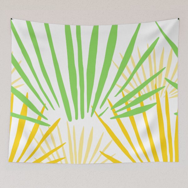 Item preview, Abstract Tropics Pattern Fanned Leaves designed and sold by TheresePrintArt.