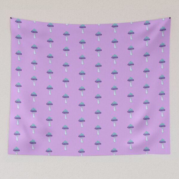 Item preview, Hongo azul y morado designed and sold by Wildeflowershop.