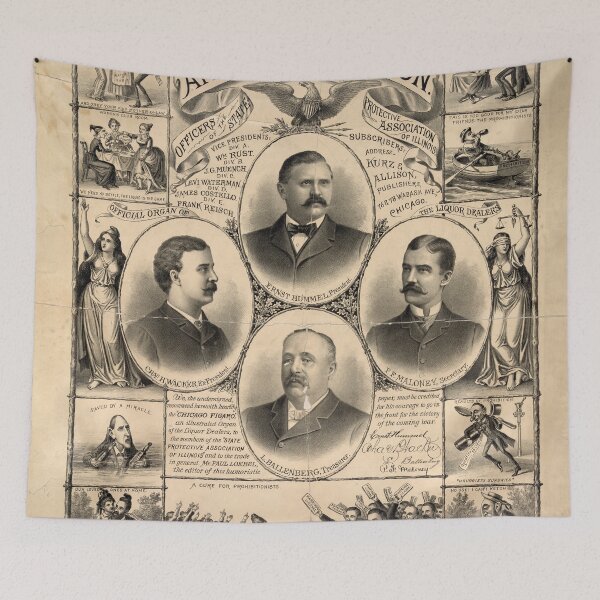 Item preview, Anti-Prohibition by Kurz & Allison (1888) designed and sold by allhistory.