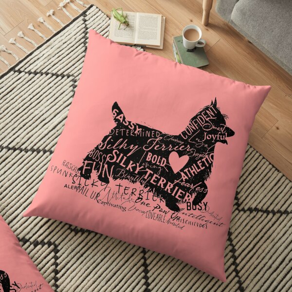 A Silky Terrier is All This Floor Pillow