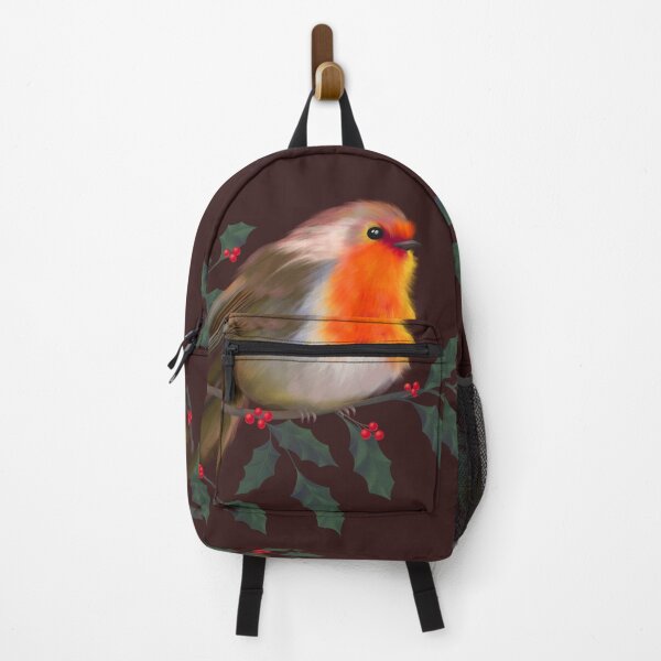 Item preview, Robin bird on a branch of American holy designed and sold by Juliarch.
