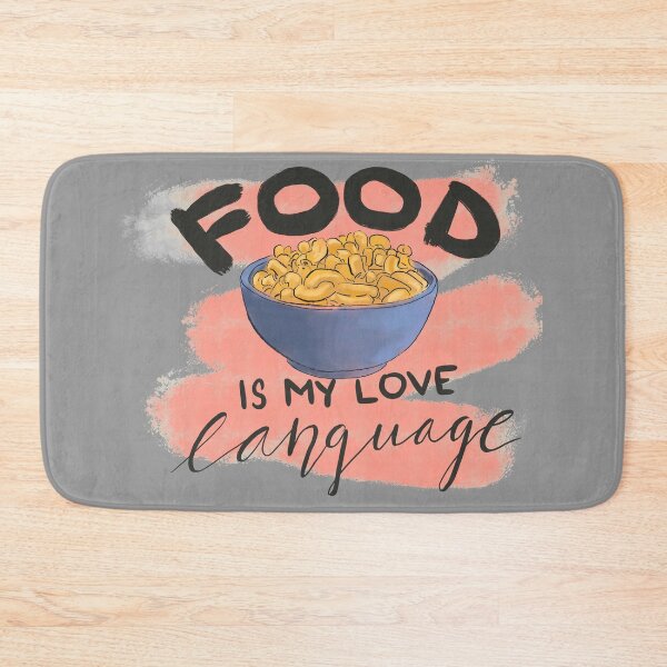 Item preview, La comida es mi lenguaje de amor, comida reconfortante, macarrones con queso, cursi designed and sold by RashidaHanaart.