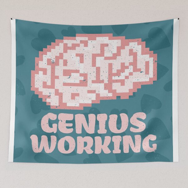 Item preview, GENIUS WORKING  designed and sold by RetroPlaceee.