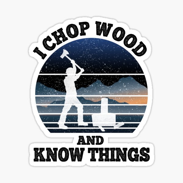 Item preview, Cool Lumberjack Chopping Wood designed and sold by LeGND.