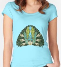 The Hierophant (Peacock warrior) Women's Fitted Scoop T-Shirt