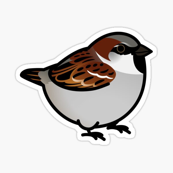 Item preview, Chubby House Sparrow designed and sold by birdhism.