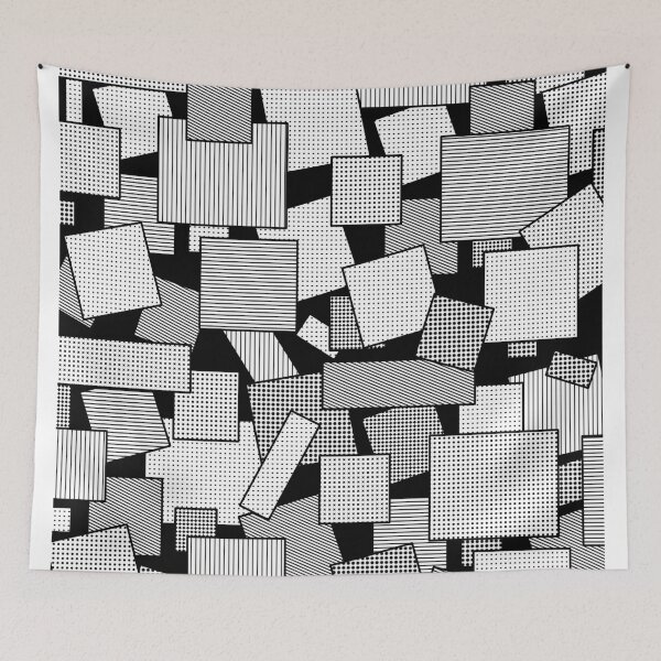 Item preview, Black Background Raster Design designed and sold by CatKing-Design.
