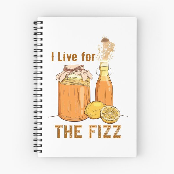 Item preview, I Live For The Fizz - Kombucha Fun designed and sold by ThatBoochLife.