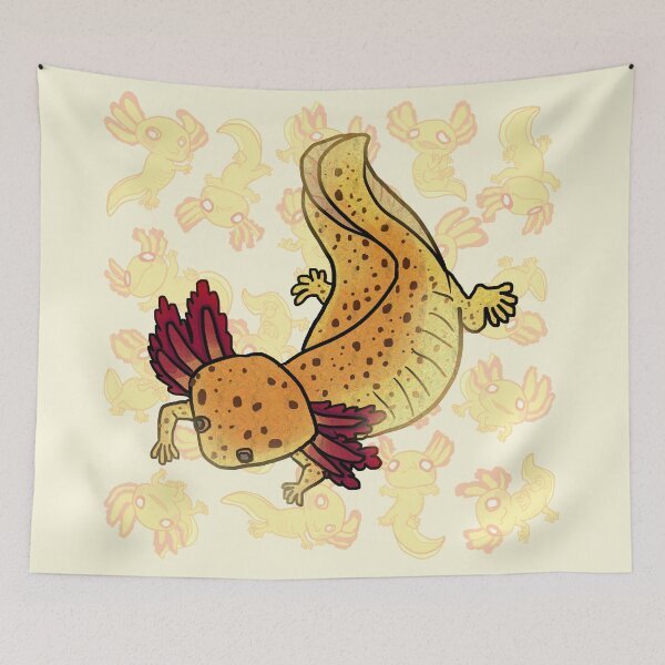 Item preview, Copper axolotl mud puppy shirt designed and sold by Deathoftheself.