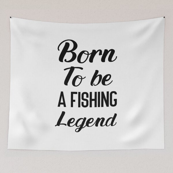 Item preview, Born To Be A Fishing Legend  designed and sold by AMINE  ★★★★★.