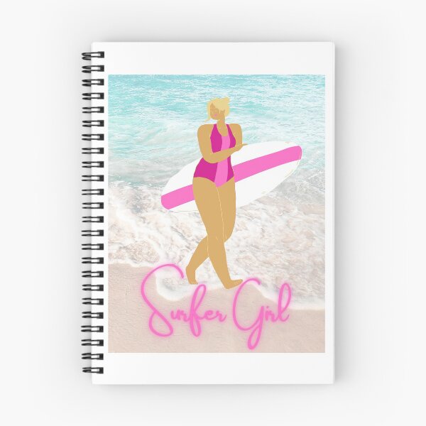 Item preview, Surfer Girl on the Beach Pink designed and sold by elevated-aura.