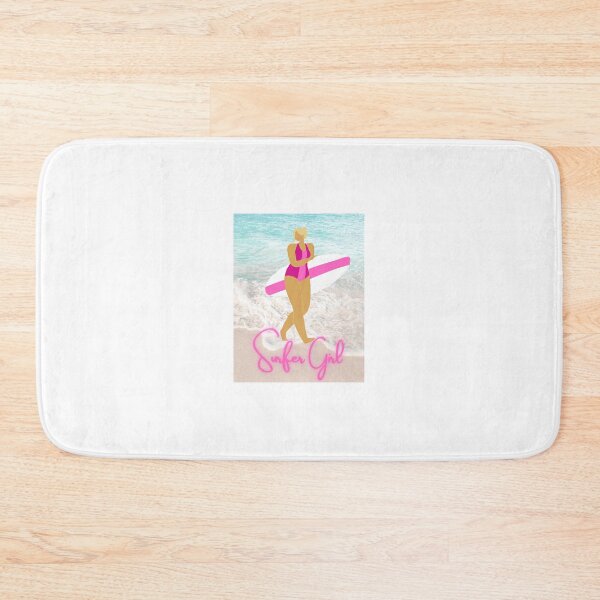 Item preview, Surfer Girl on the Beach Pink designed and sold by elevated-aura.