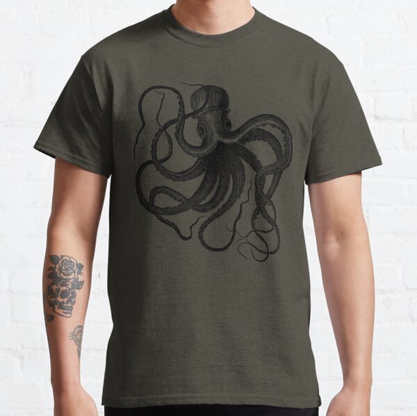 Vintage Octopus Illustration Classic T-Shirt
