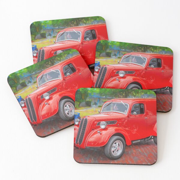 Item preview, 1949 Red English Ford Thames Panel Truck  designed and sold by RichFrancoCars.