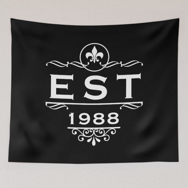 Item preview, Established 1988 designed and sold by Fives55.