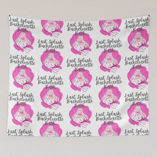 Item preview, Last Splash Bachelorette Bash Pink Mermaid Shell designed and sold by elevated-aura.
