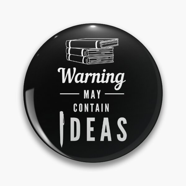 Item preview, Warning: May Contain Ideas designed and sold by LeopardPrintLDN.